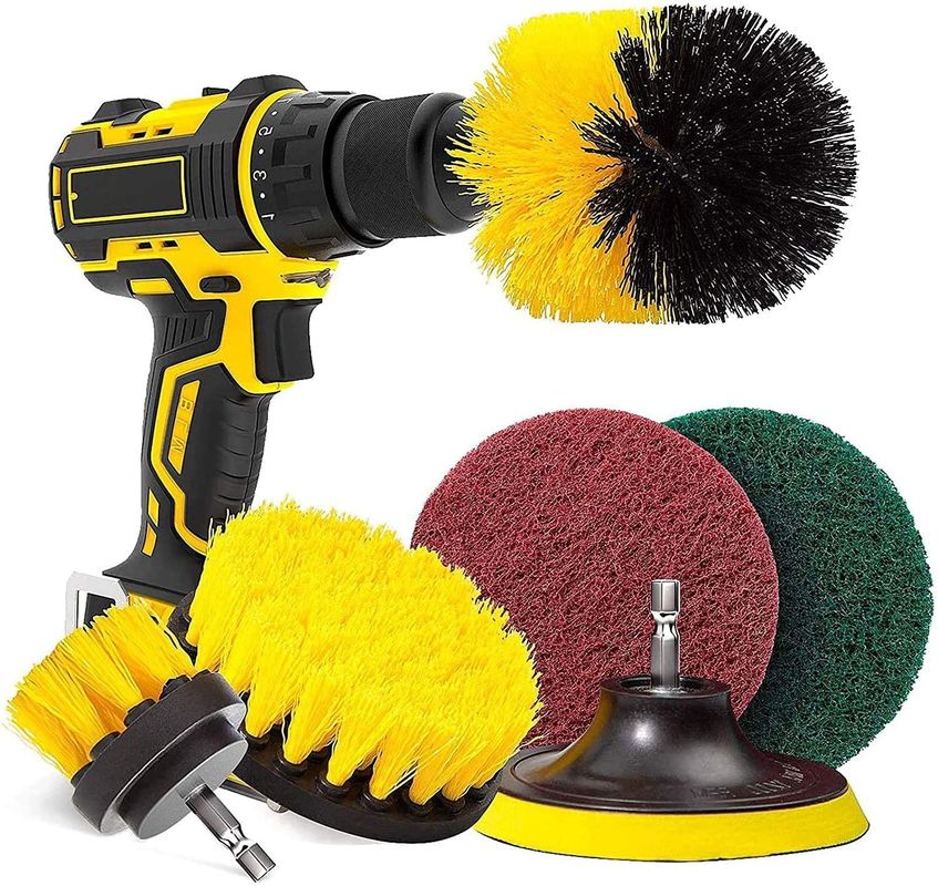 buy 6pcs Power Drill Brush Set 0.35mm Filament Diameter Cordless Power Scrubber online manufacturer