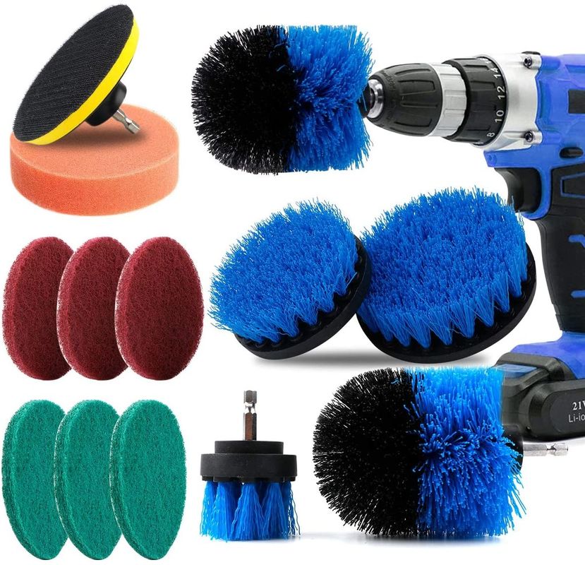 buy Bathroom Electric Drill Cleaning Brush Attachment 20mm Plate Height online manufacturer