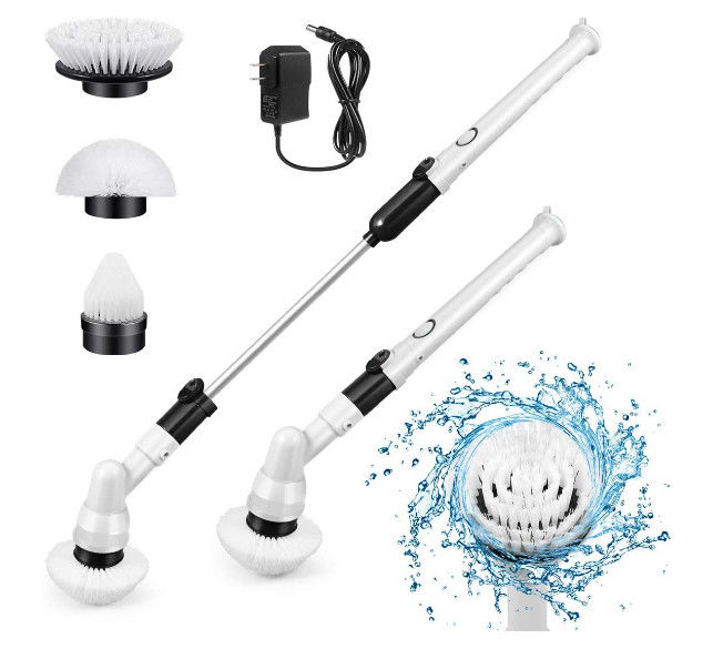 buy 3lb Rechargeable Electric Rotary Brush Cordless Bathroom Scrubber Polypropylene online manufacturer