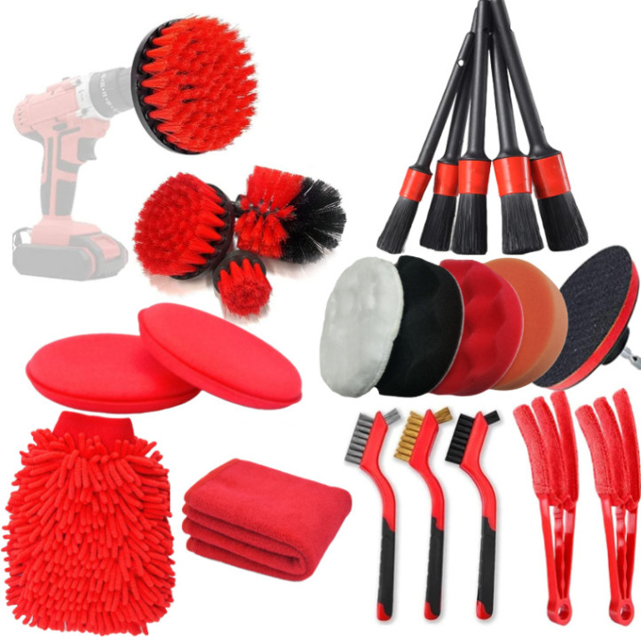 buy Daily Care Car Interior Detailing Brush Kit Nylon 21Pcs online manufacturer