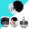 White Soft Bristle Cordless Drill Attachment Cleaning Brush For Car Seats Carpet Leather